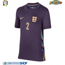 Maglie da calcio Inghilterra Kyle Walker #2 Seconda Maglia Femminile Europei 2024 Manica Corta